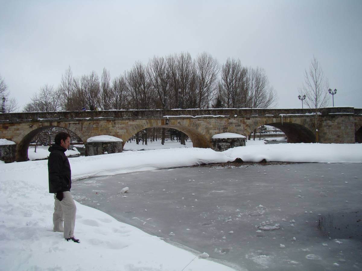 Jornada de nieve en Aguilar de Campoo (Palencia)