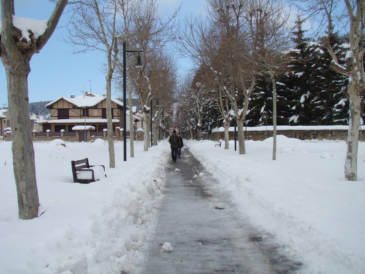 Jornada de nieve en Aguilar de Campoo (Palencia)