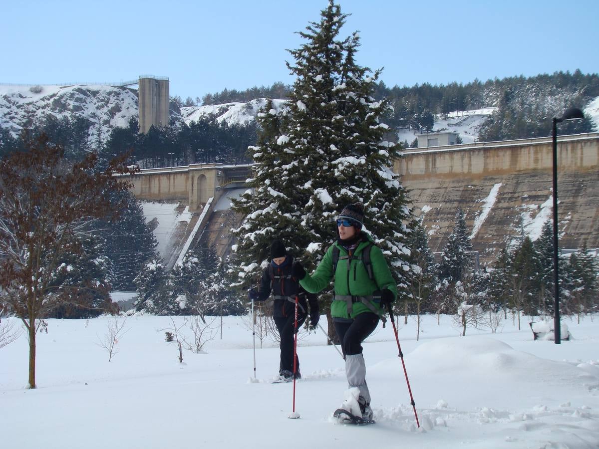 Jornada de nieve en Aguilar de Campoo (Palencia)