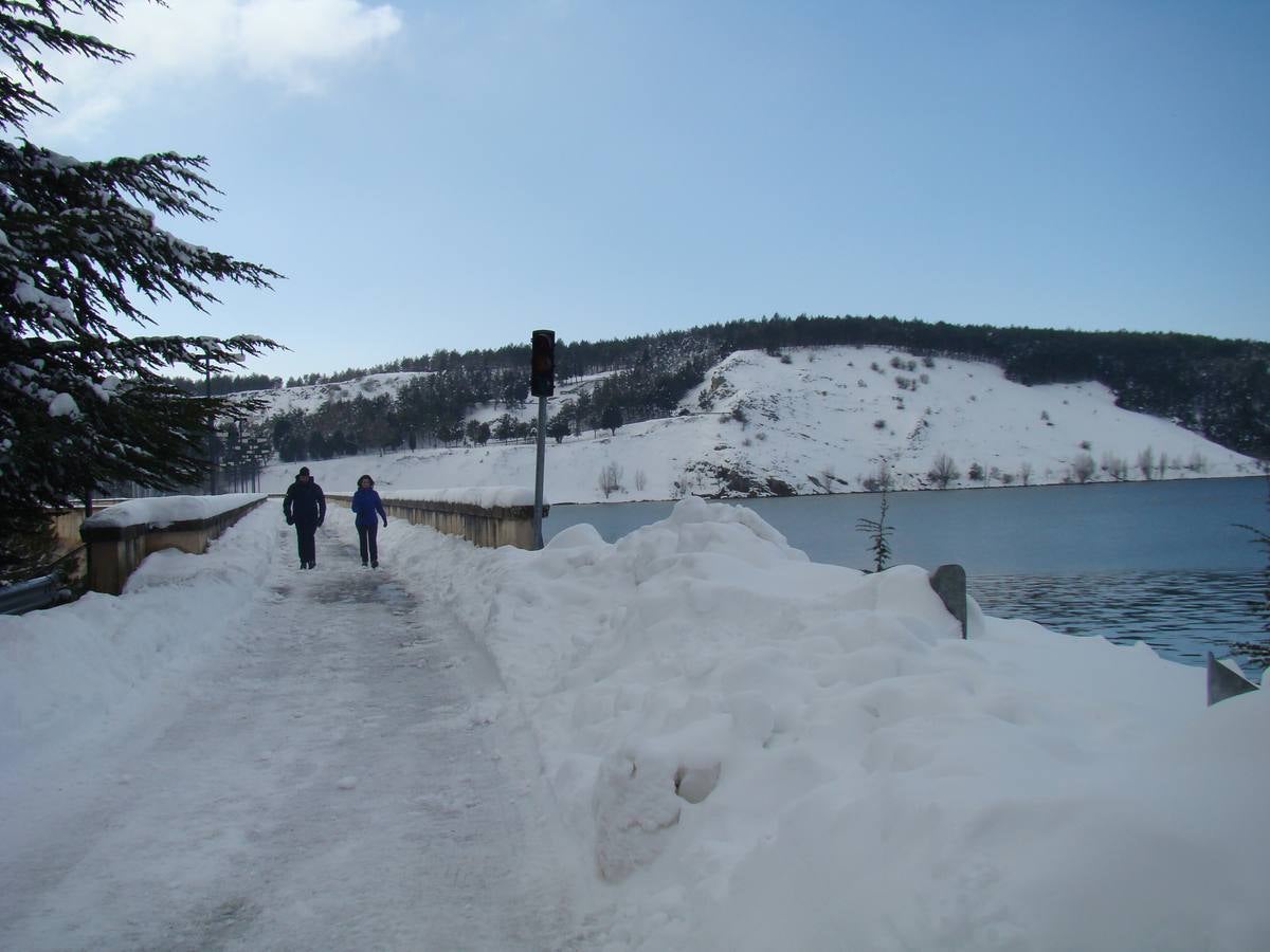 Jornada de nieve en Aguilar de Campoo (Palencia)