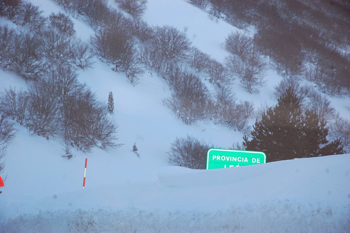 Nieve en Velilla - Ruta de los Pantanos