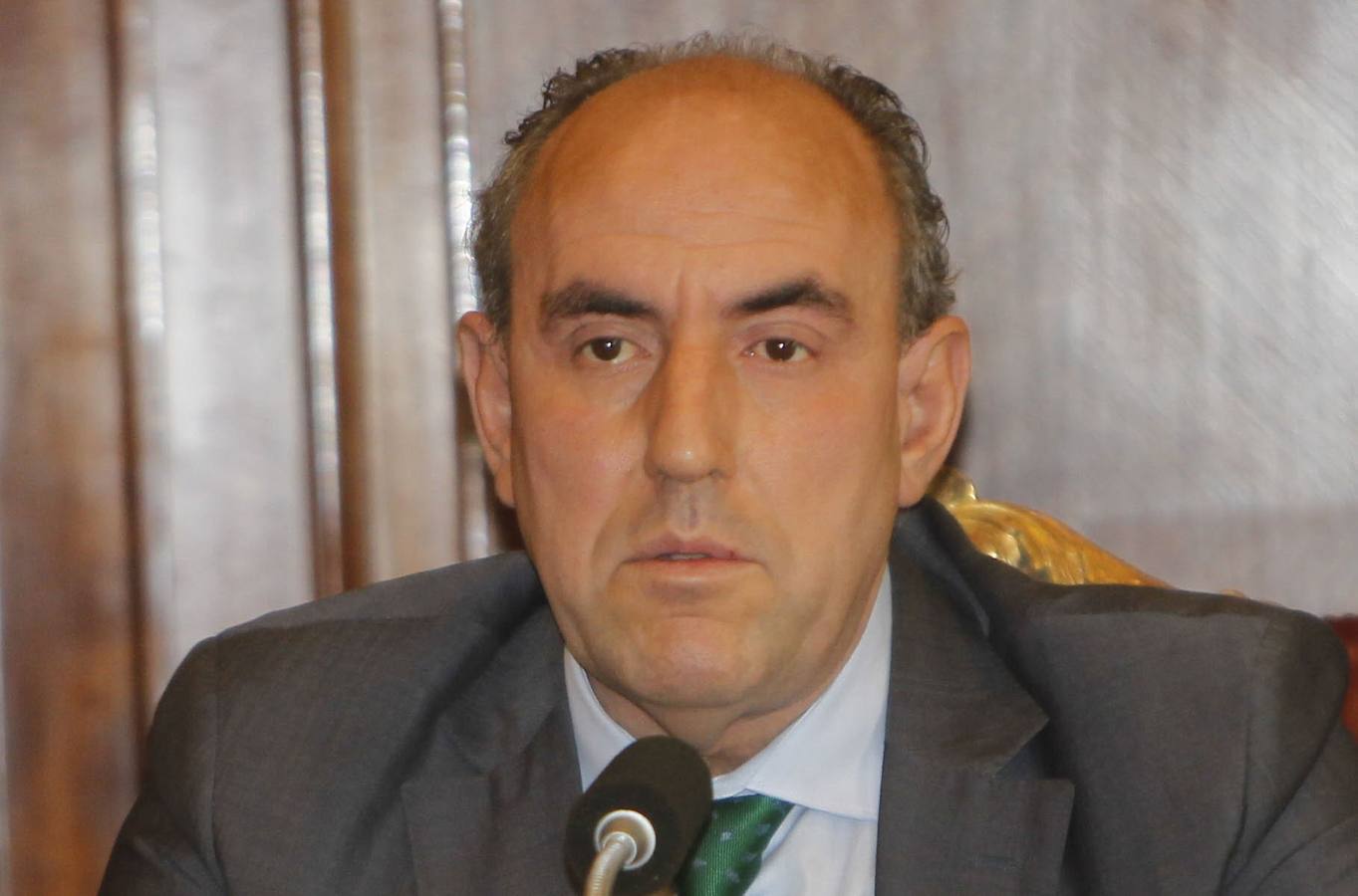 José María Hernández, presidente, en el pleno de la Diputacion de Palencia