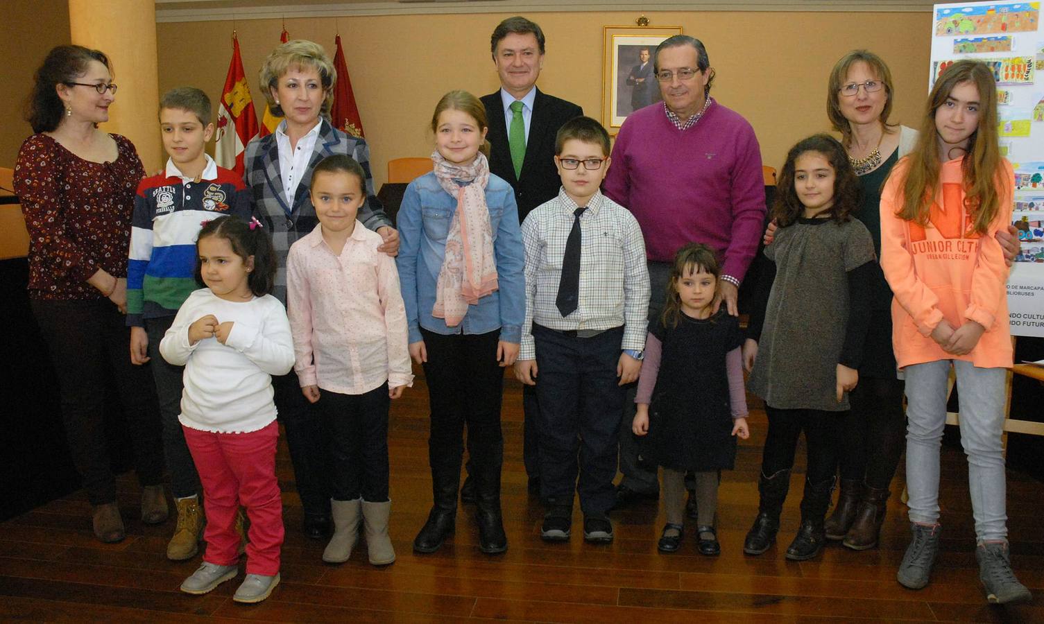 Entrega de premios del X Concurso de Marcapáginas de los Bibliobuses de la Diputación de Segovia