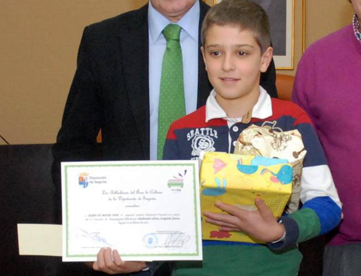 Entrega de premios del X Concurso de Marcapáginas de los Bibliobuses de la Diputación de Segovia