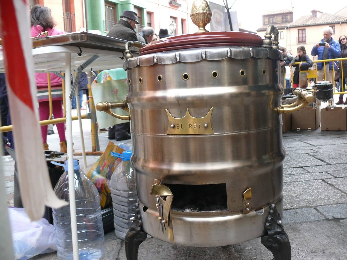 Olla ferroviaria en el barrio Húmedo de León