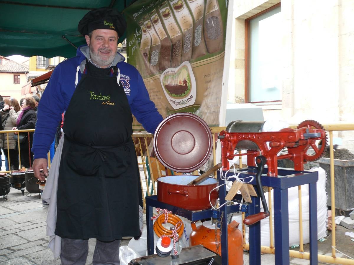 Olla ferroviaria en el barrio Húmedo de León