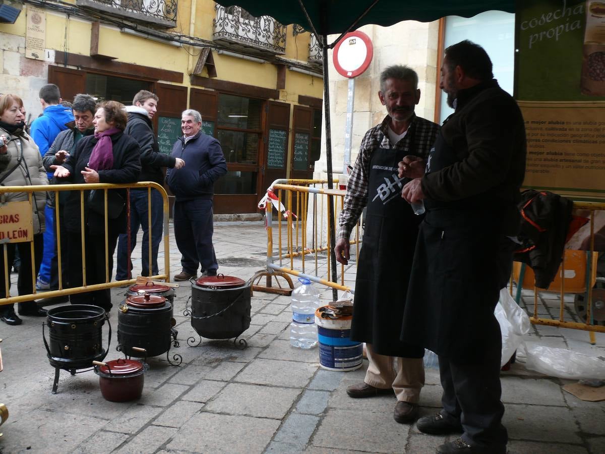 Olla ferroviaria en el barrio Húmedo de León