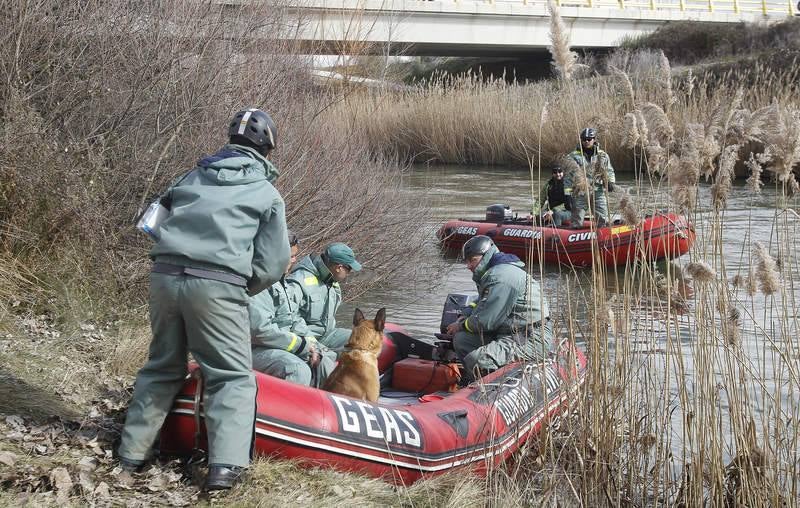 Labores de búsqueda del hombre de 79 años desaparecido en Palencia