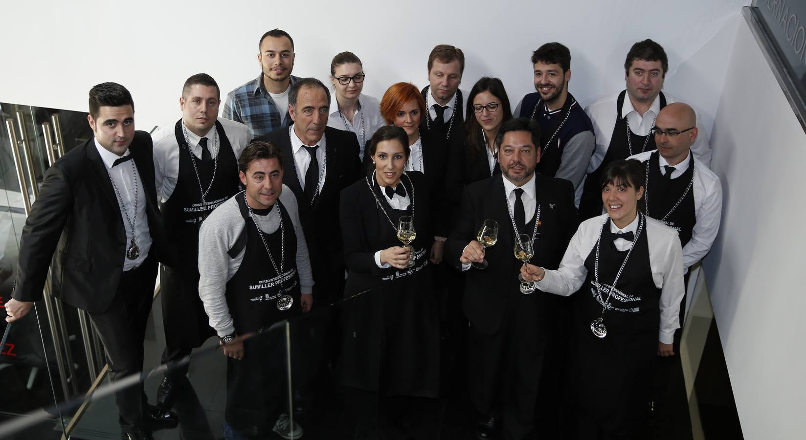 Clausura del Curso Internacional de Sumiller en la Escuela Internacional de Cocina de Valladolid