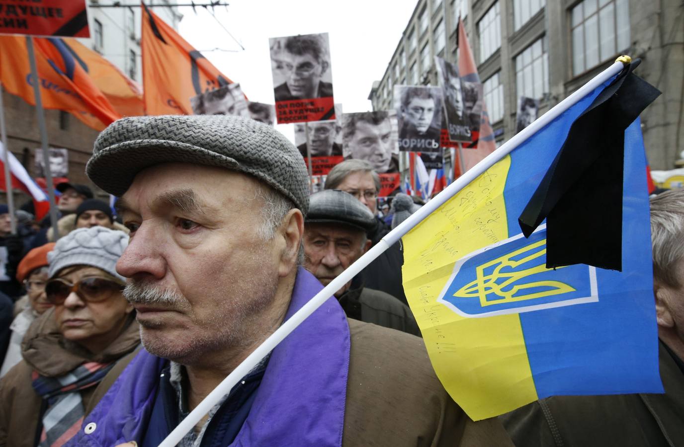 Marcha en memoria del opositor Nemtsov