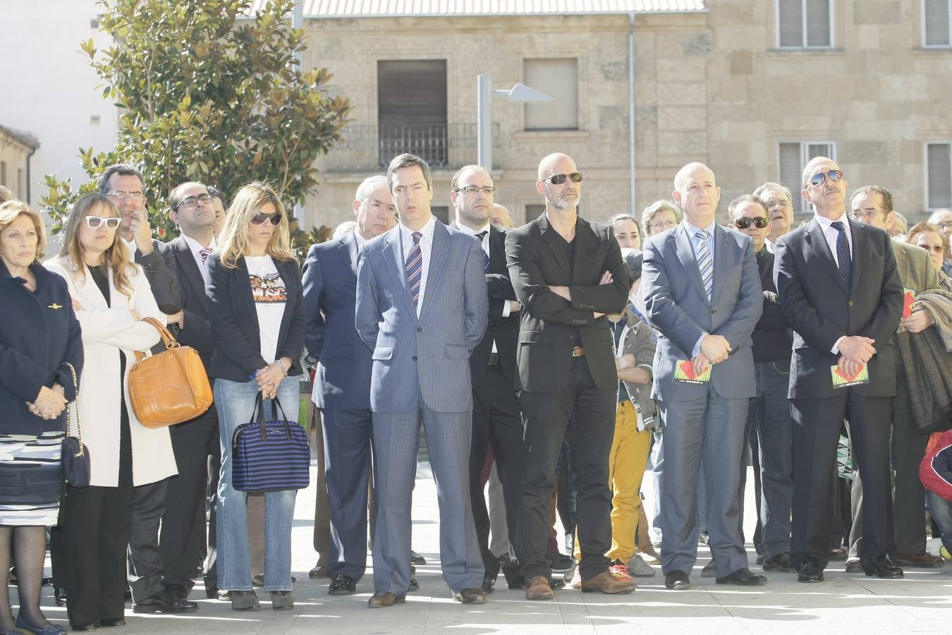 Inauguración del mural homenaje a las víctimas del terrorismo en Salamanca