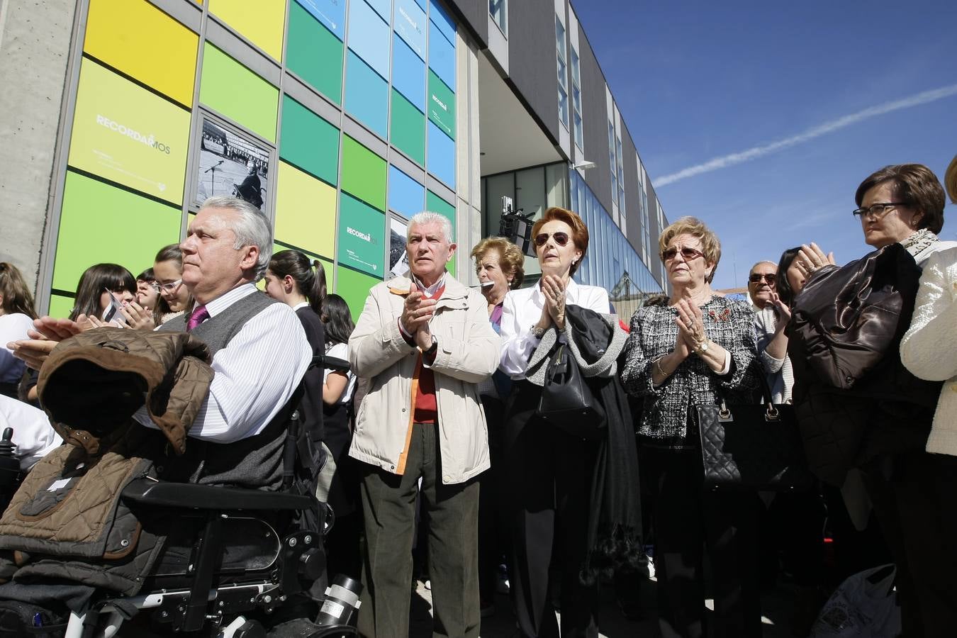 Inauguración del mural homenaje a las víctimas del terrorismo en Salamanca