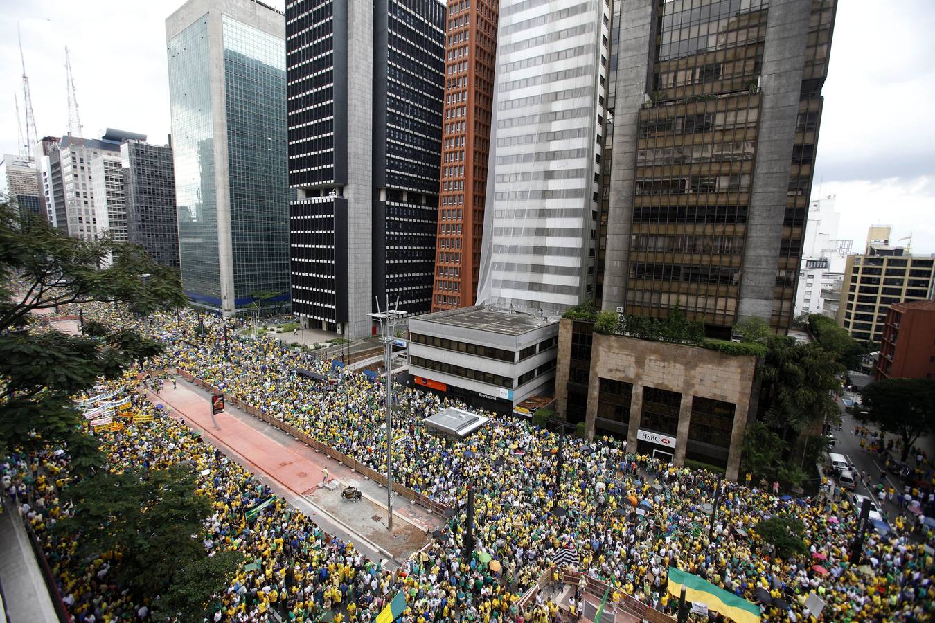 Protesta en Brasil contra Dilma