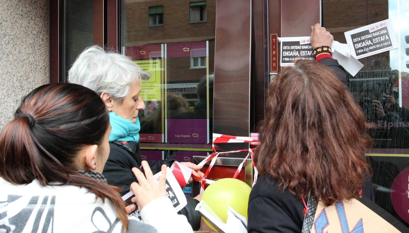 Manifestación contra los desahucios en Valladolid