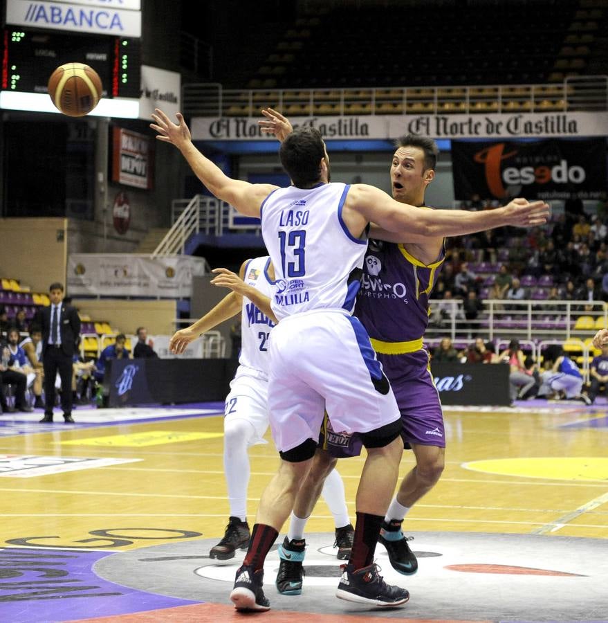 Partido de baloncesto entre el MyWigo Valladolid y el Melilla (72-63)