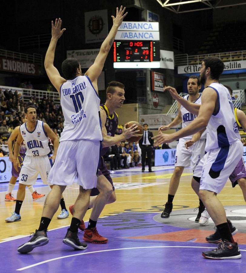Partido de baloncesto entre el MyWigo Valladolid y el Melilla (72-63)