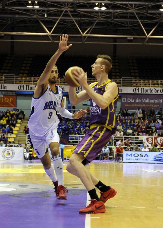 Partido de baloncesto entre el MyWigo Valladolid y el Melilla (72-63)