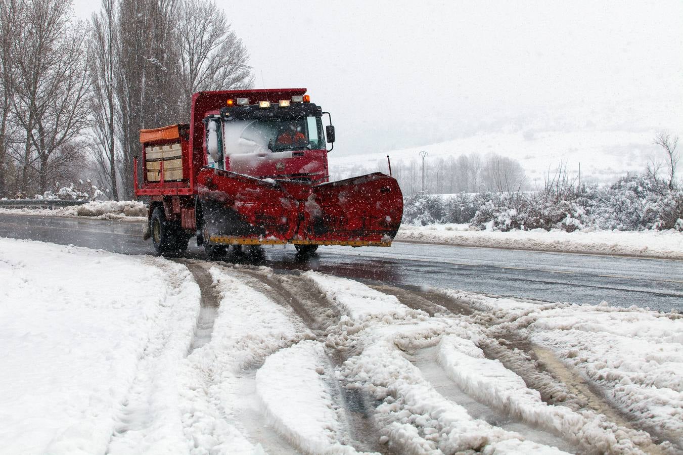 Nieve en Soria.
