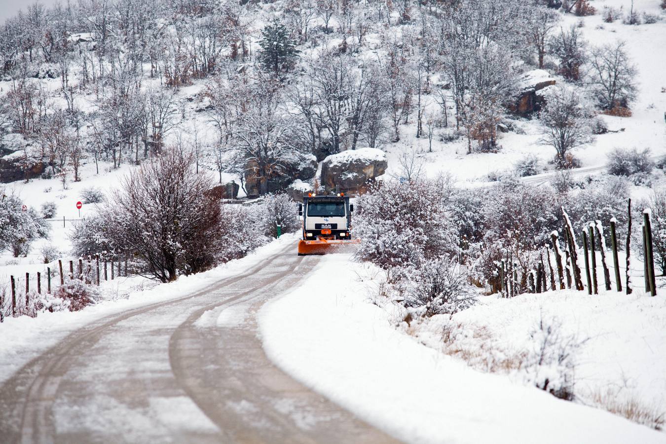 Nieve en Soria.