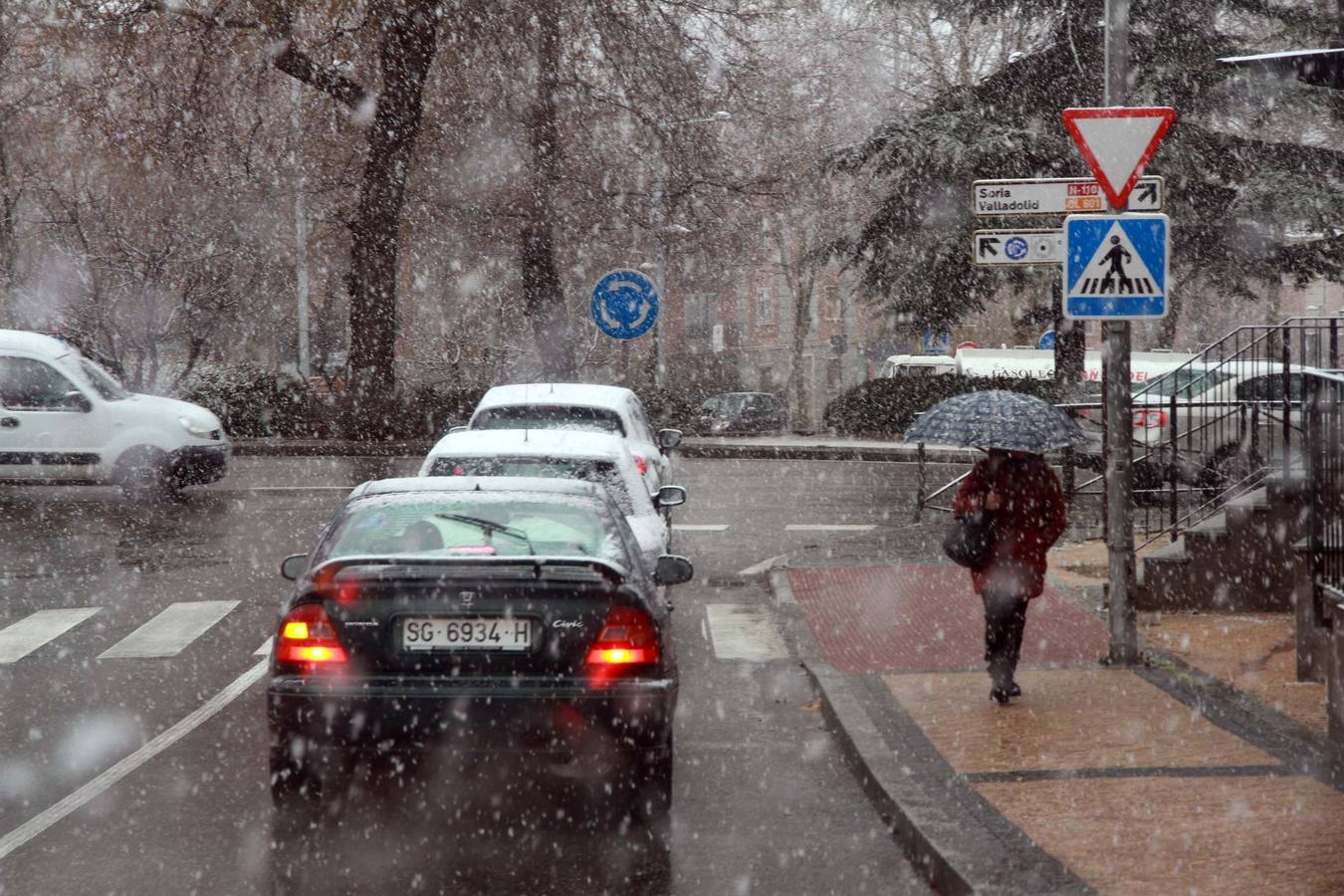 Nieve en Segovia