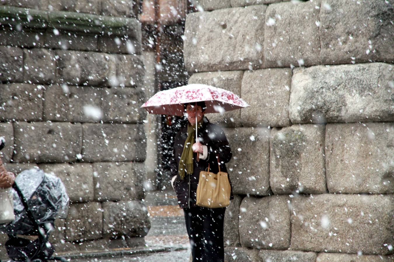 Nieve en Segovia