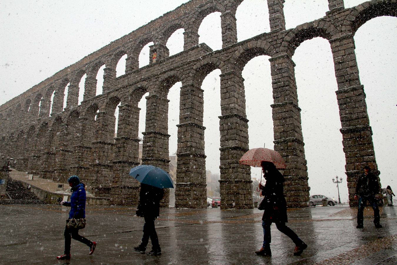 Nieve en Segovia