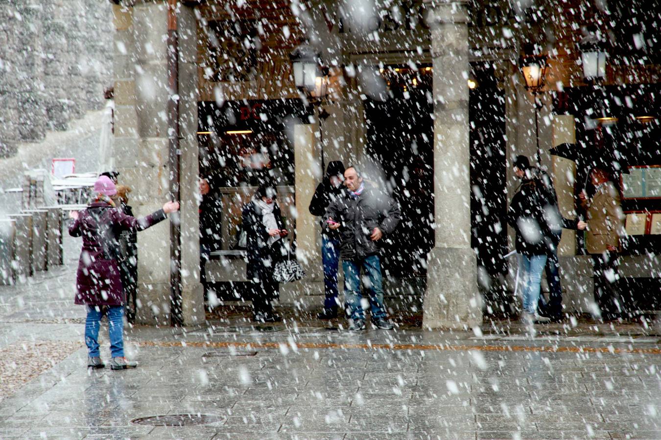 Nieve en Segovia