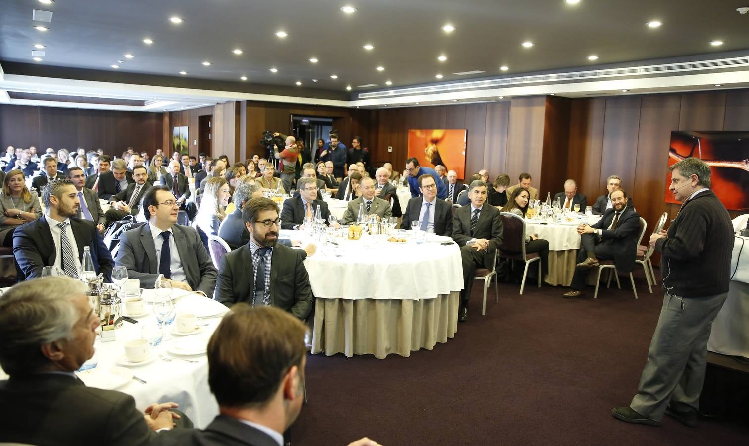 El ingeniero Marcos Urarte en el Foro Económico de El Norte de Castilla
