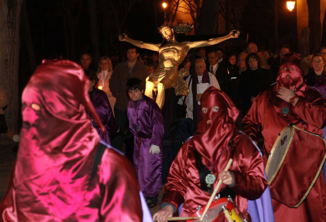 Procesión de las Tres Caídas en el barrio de San Marcos de Segovia