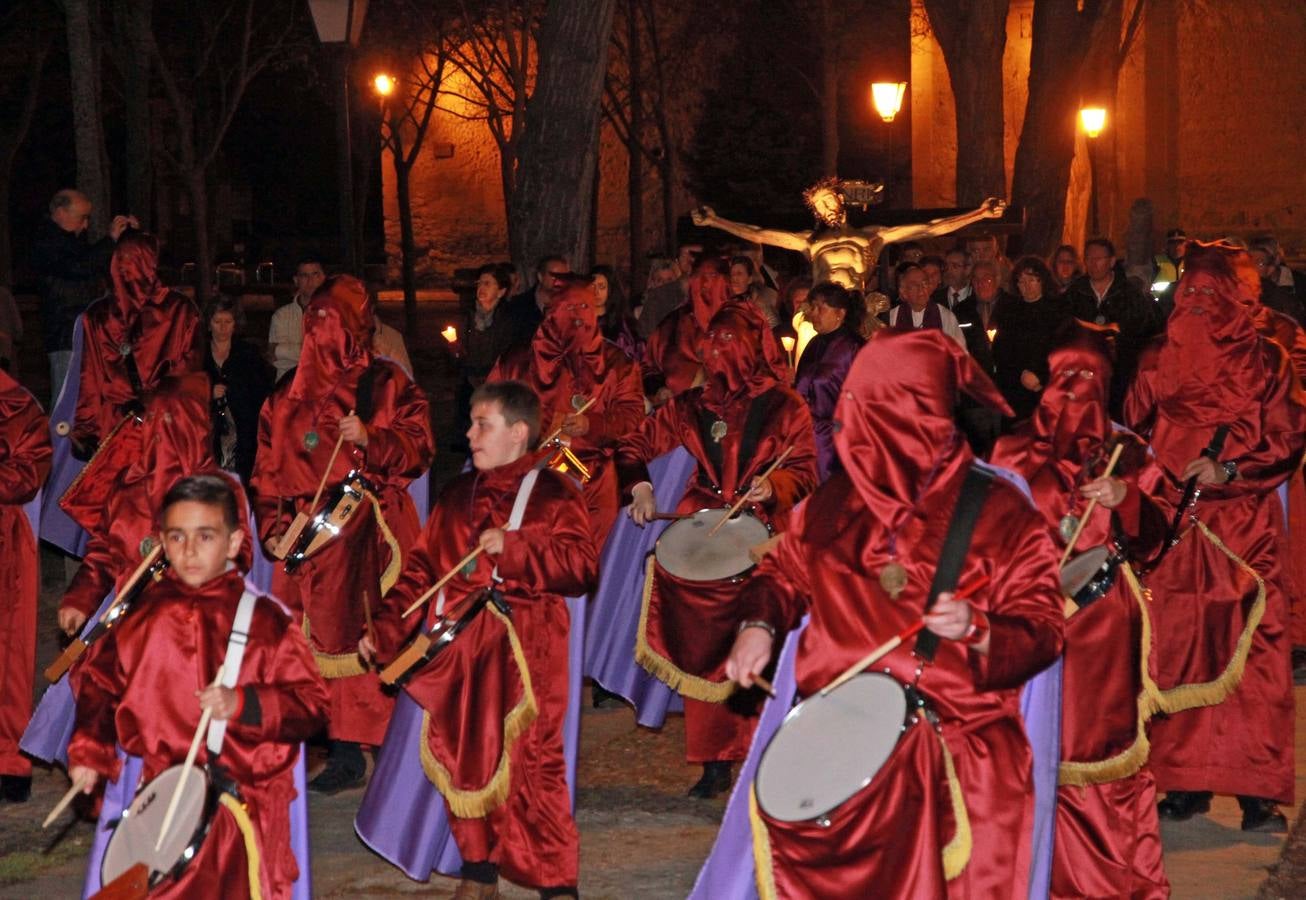 Procesión de las Tres Caídas en el barrio de San Marcos de Segovia