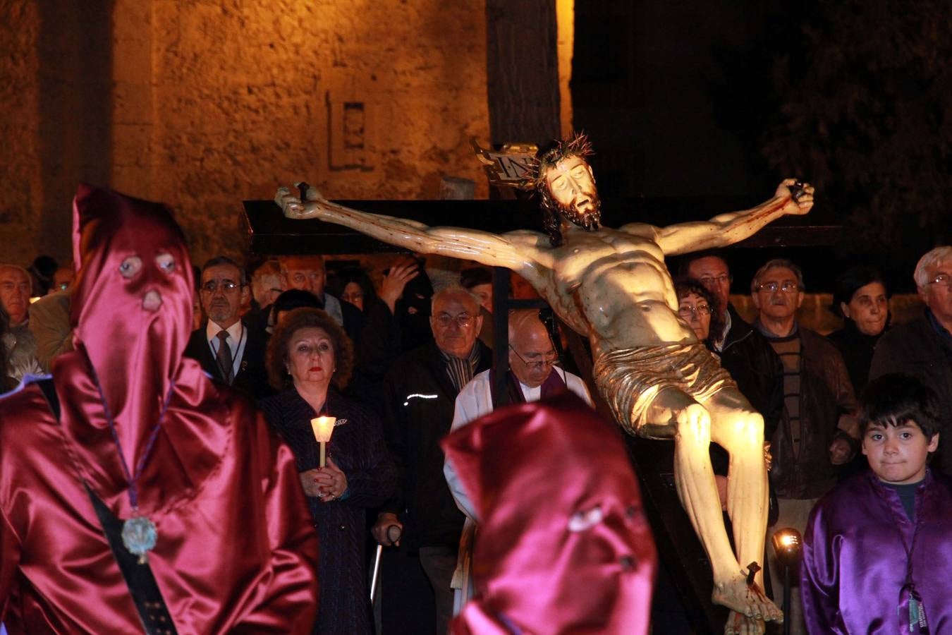 Procesión de las Tres Caídas en el barrio de San Marcos de Segovia