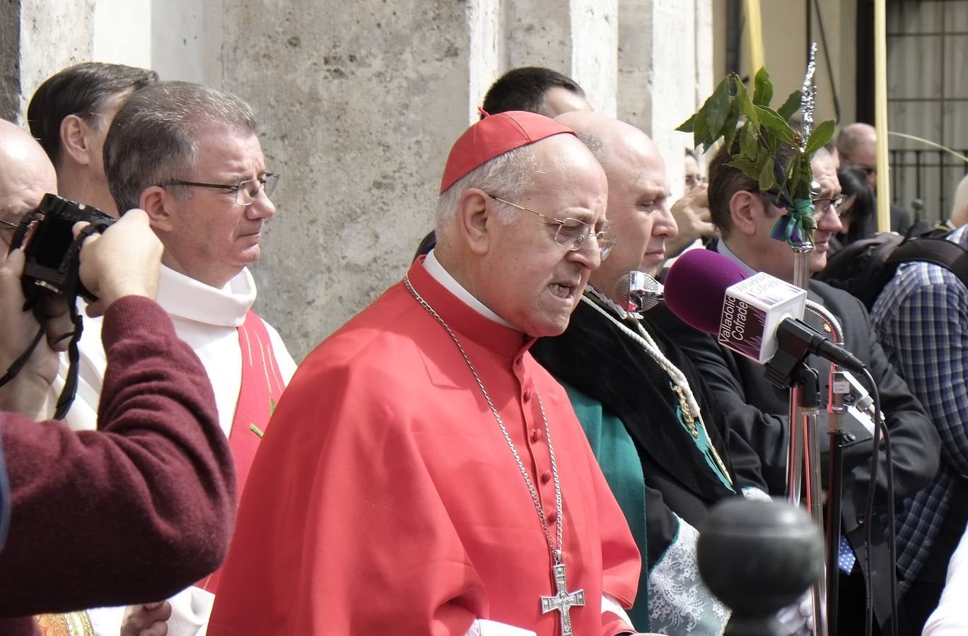 Multitudinaria procesión de las Palmas en Valladolid (1/2)