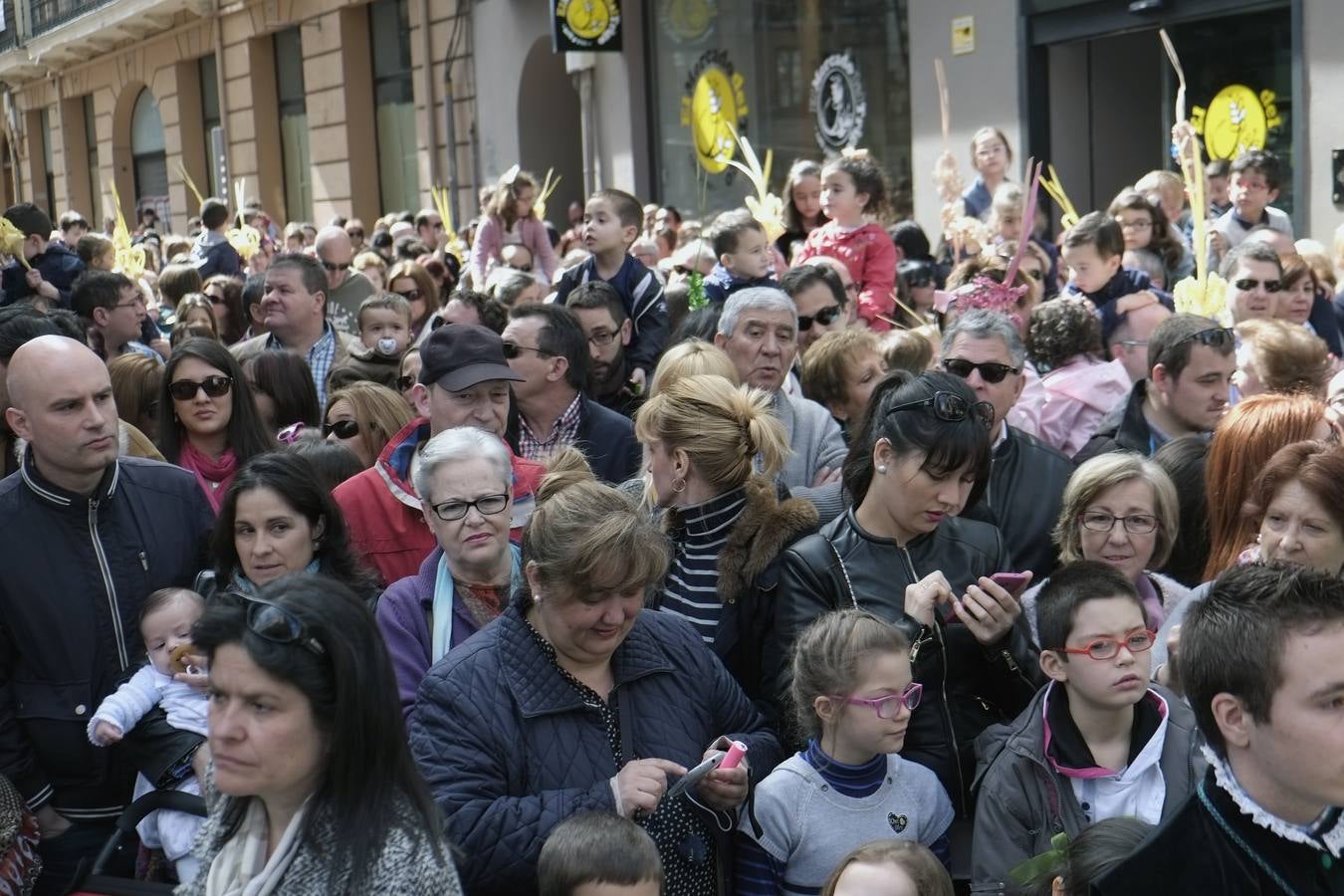 Multitudinaria procesión de las Palmas en Valladolid (1/2)