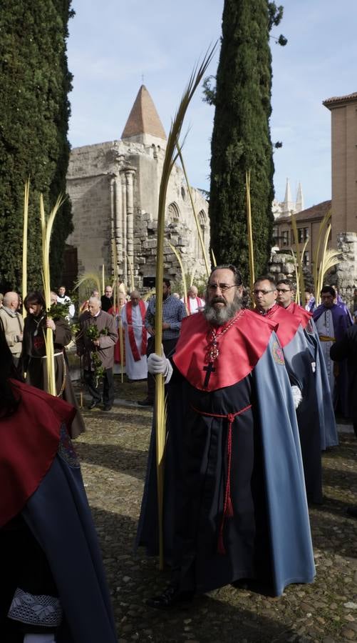 Multitudinaria procesión de las Palmas en Valladolid (1/2)