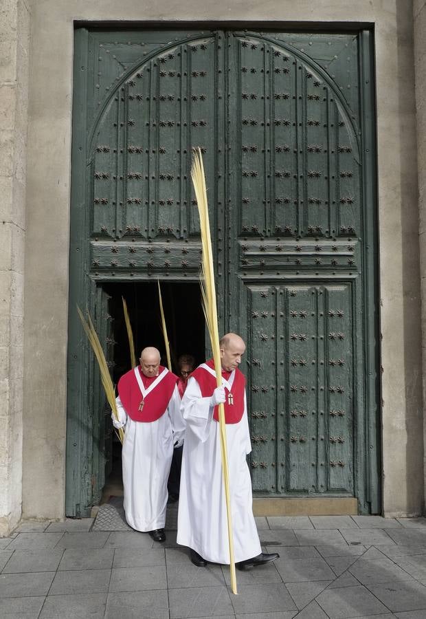 Multitudinaria procesión de las Palmas en Valladolid (1/2)