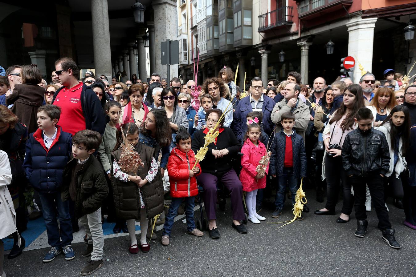 Valladolid sale a la calle para acompañar a La Borriquilla (1/2)