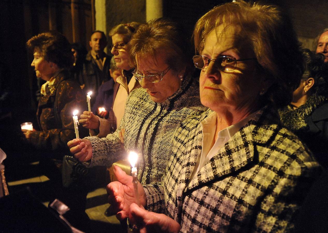 Peregrinación del Santísimo Cristo del Amor y la meditación de las Siete Palabras en Medina del Campo. Valladolid