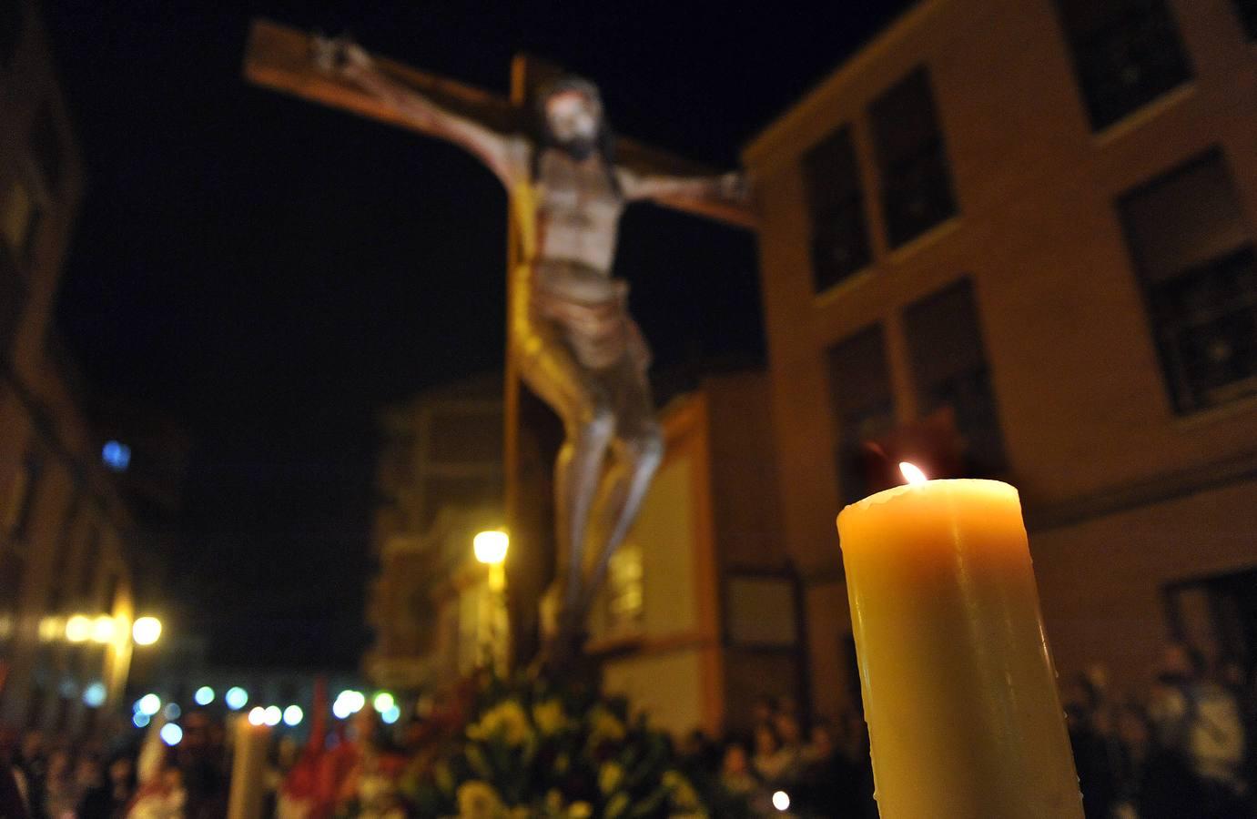 Peregrinación del Santísimo Cristo del Amor y la meditación de las Siete Palabras en Medina del Campo. Valladolid