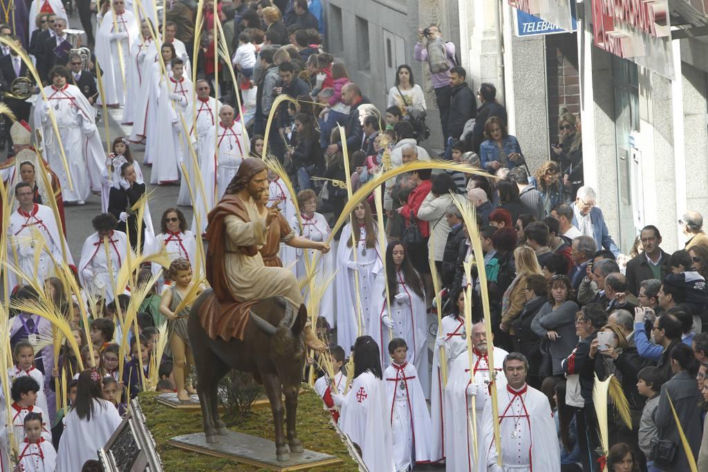 Procesión del Domingo de Ramos en Palencia