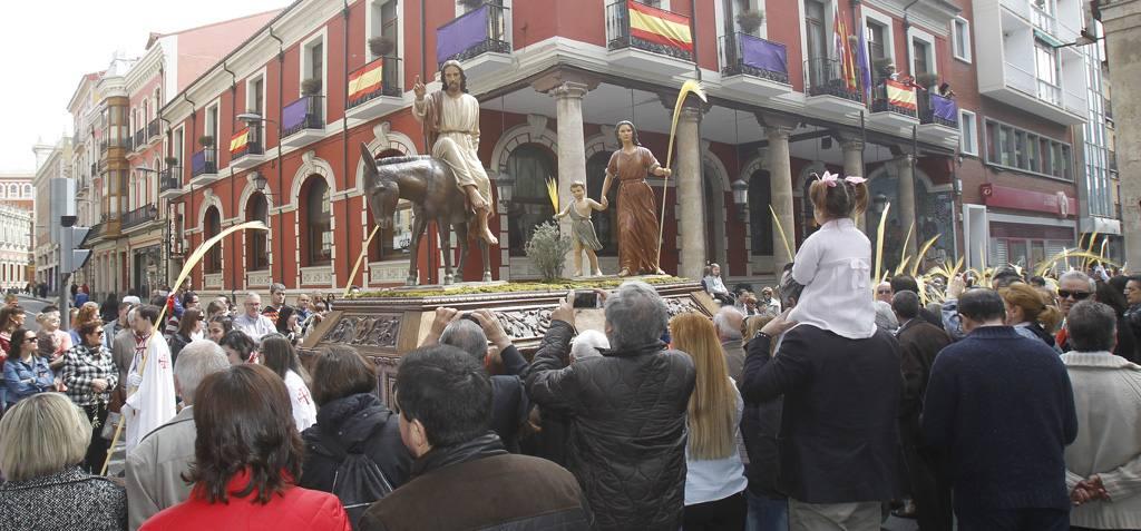 Procesión del Domingo de Ramos en Palencia