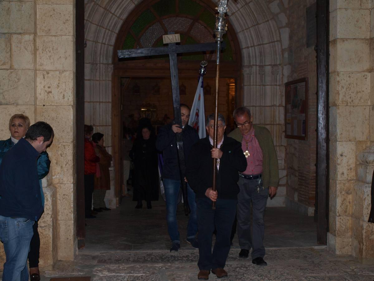 Procesión del Santo Rosario en Torrelobatón (Valladolid)