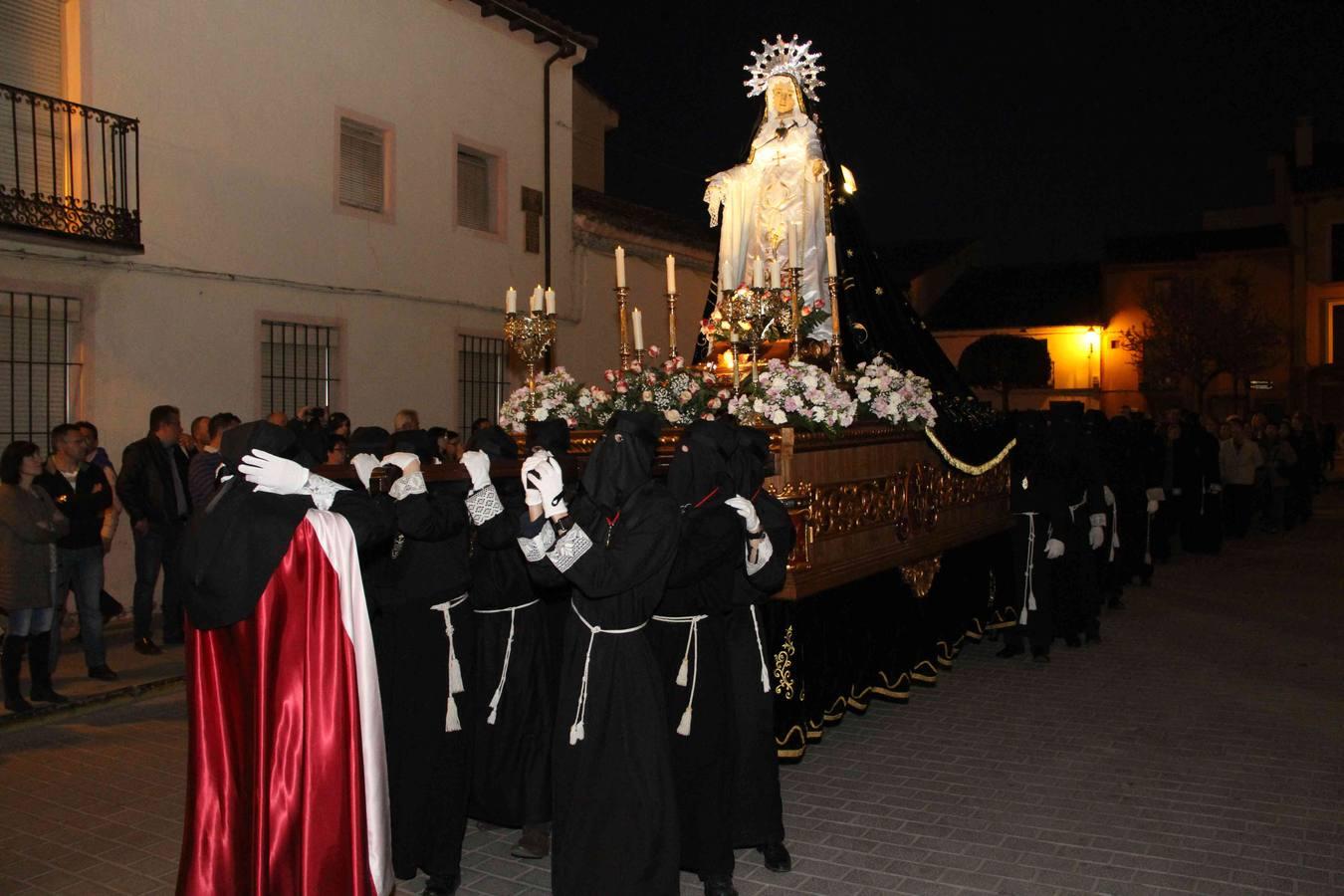 Procesión del Encuentro en Peñafiel (Valladolid)