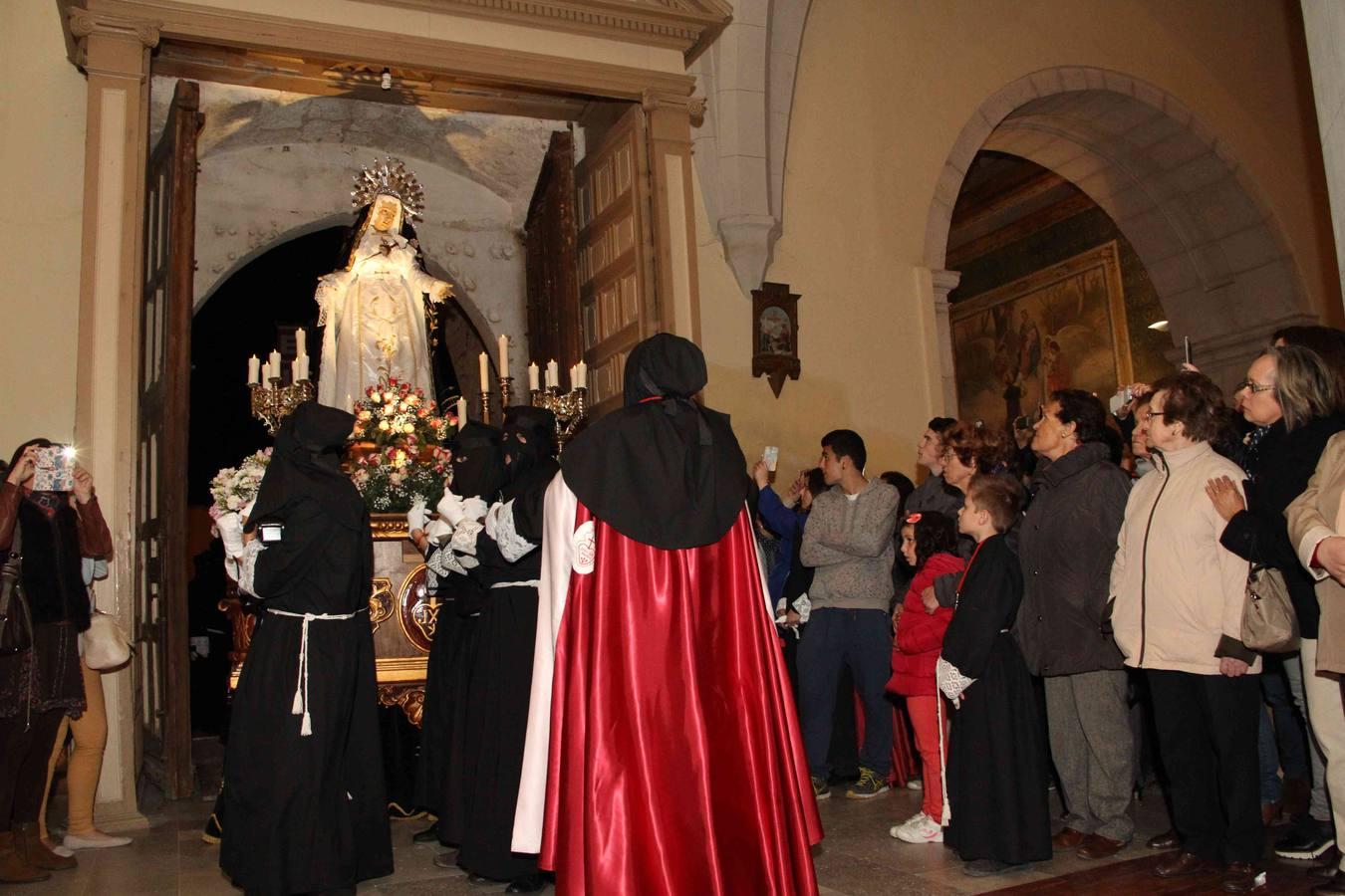 Procesión del Encuentro en Peñafiel (Valladolid)