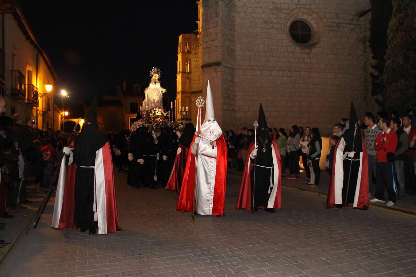 Procesión del Encuentro en Peñafiel (Valladolid)