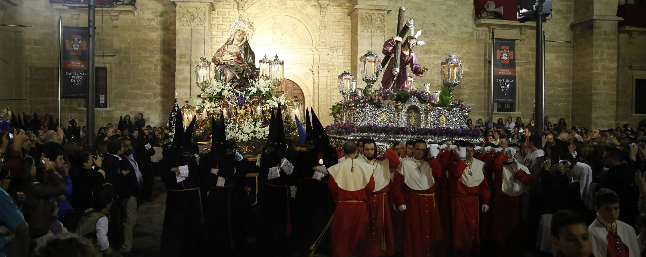 Procesión del Encuentro de la Virgen con su hijo en Valladolid