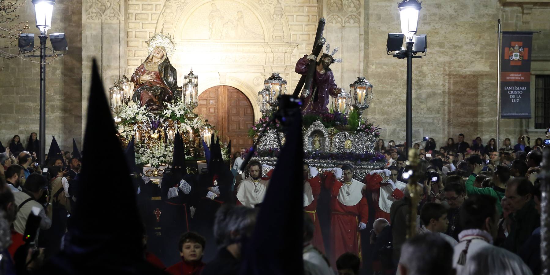 Procesión del Encuentro de la Virgen con su hijo en Valladolid