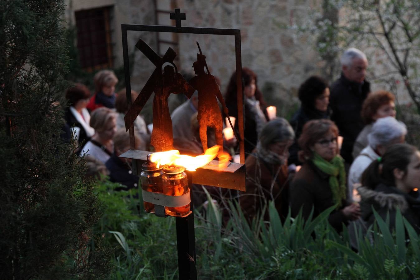 Vía Crucis de la Huerta de los Carmelitas en Segovia