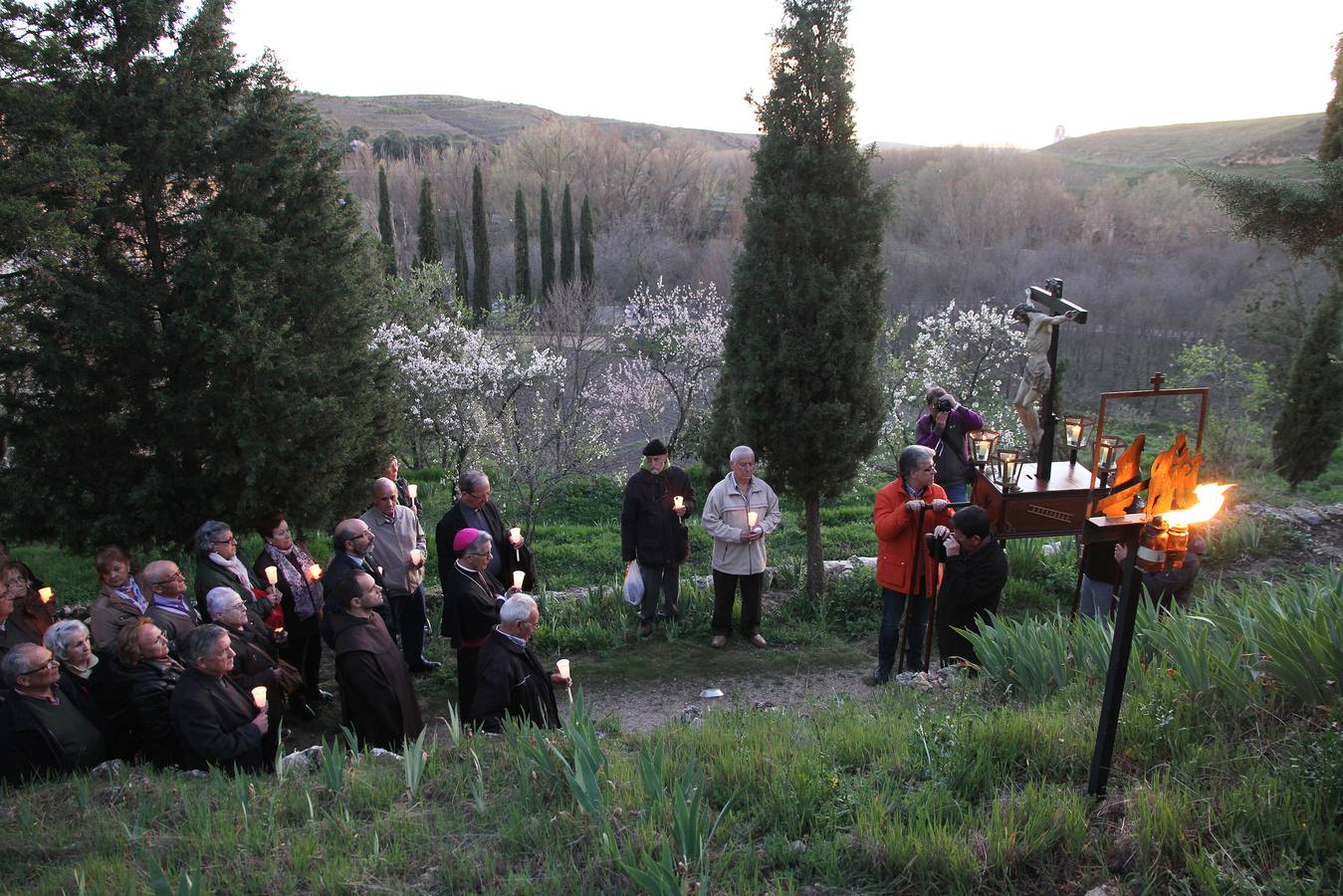 Vía Crucis de la Huerta de los Carmelitas en Segovia