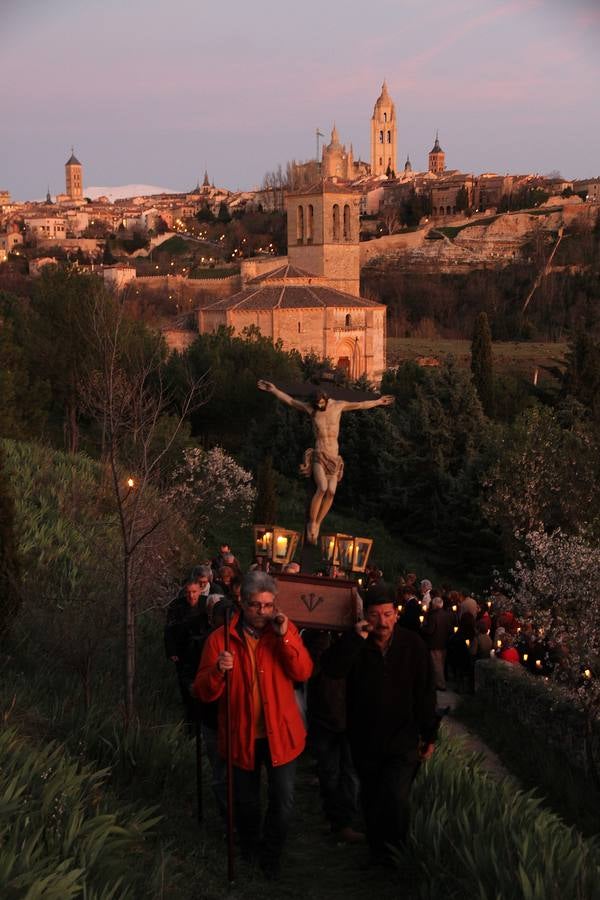 Vía Crucis de la Huerta de los Carmelitas en Segovia