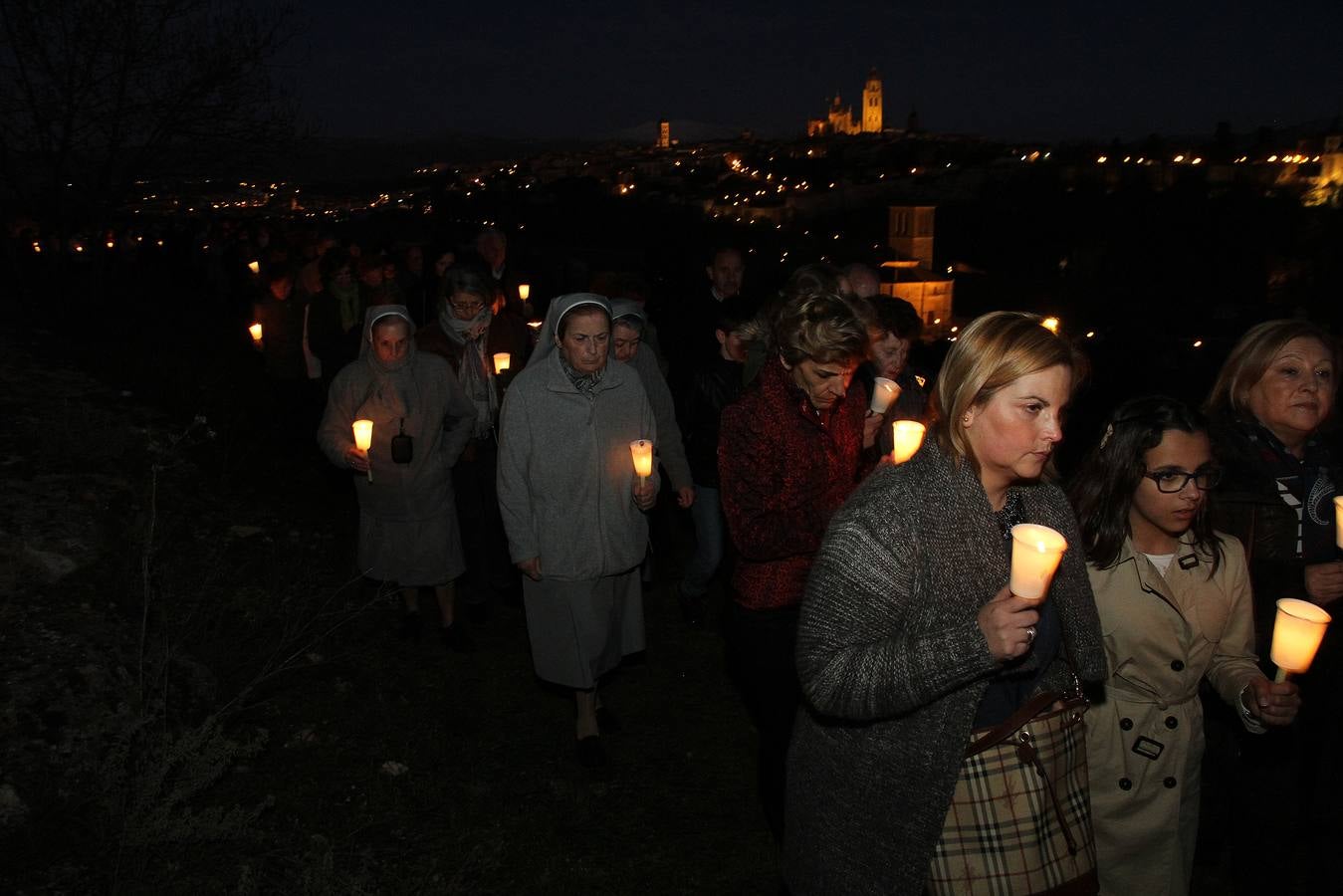 Vía Crucis de la Huerta de los Carmelitas en Segovia